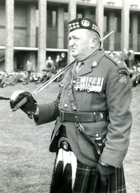 Lt Col H E Dunkley, circa 1975.